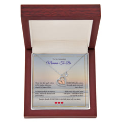 Baby Feet Heart Necklace - Momma-To-Be