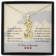 Giraffe Necklace | A Token of Appreciation